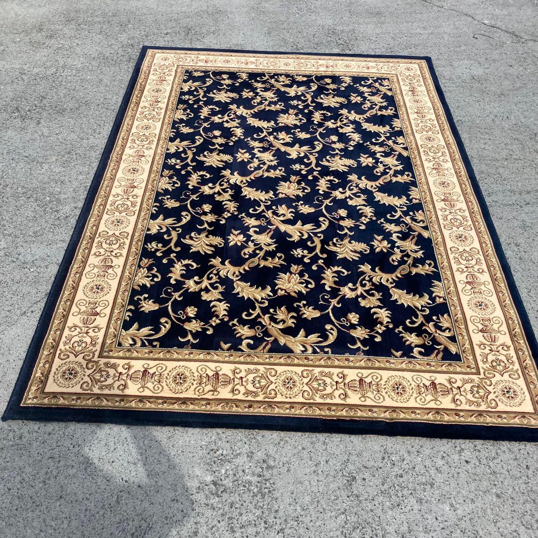 北欧レトロ ソリハナ ウイルトンカーペット ペルシャ絨毯 大型絨毯 アラベスク