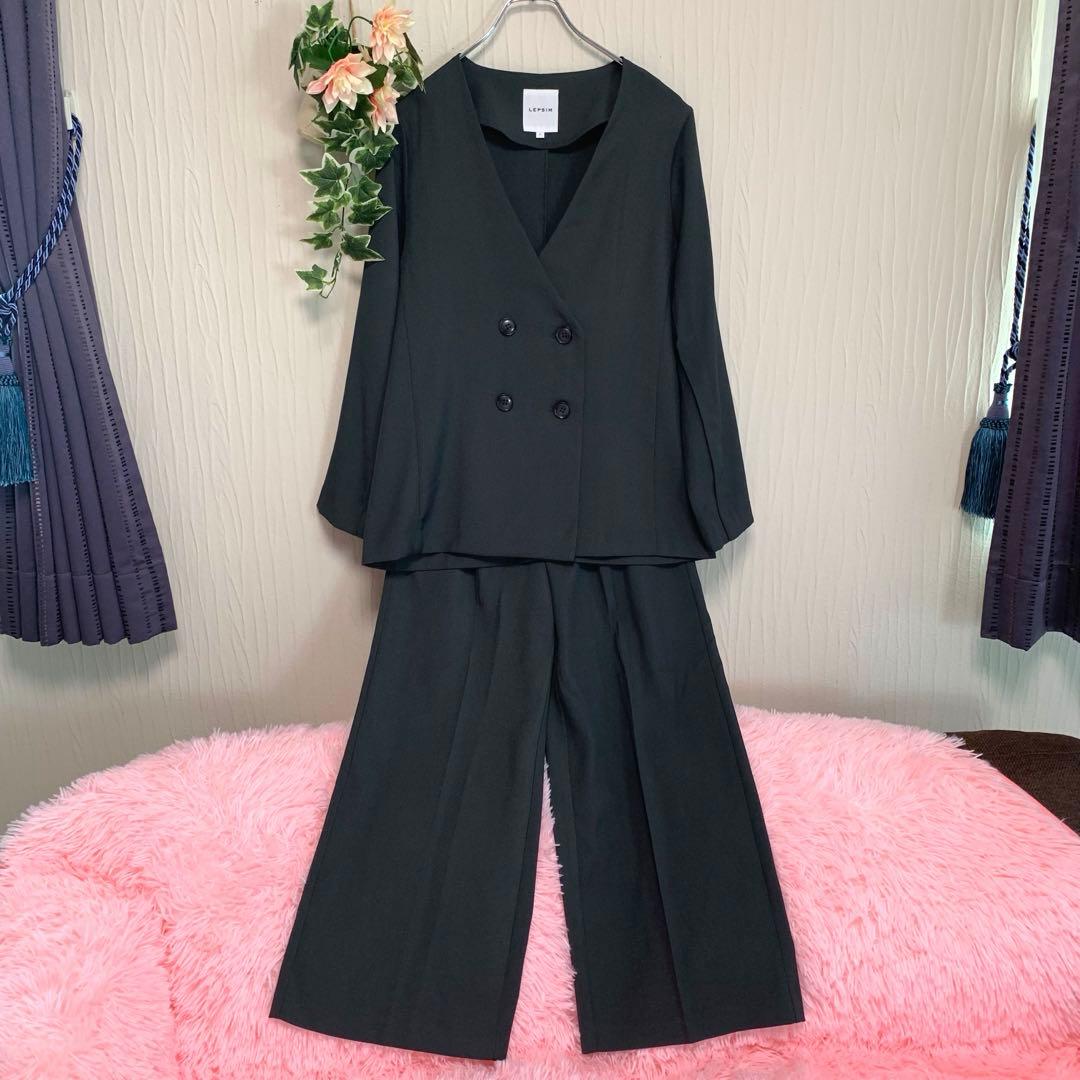 専用D80.美品◆LEPSIM【ウォッシャブル（洗える）/ストレッチ◆スーツ】