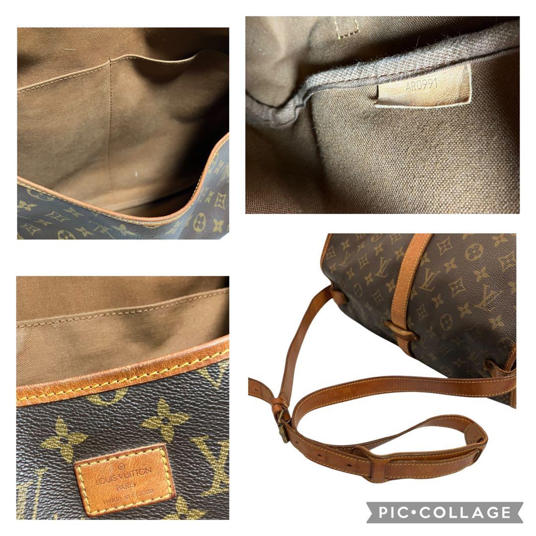 ルイヴィトン　ソミュール　モノグラム　メッセンジャーバッグ　24120403