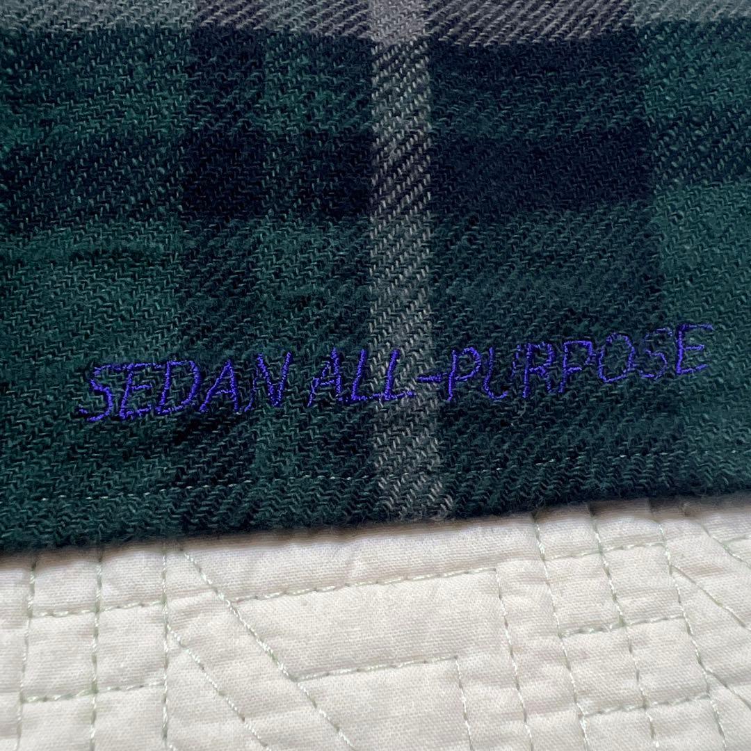 TWILL PLAID BIG BD SHIRT Mサイズ　セダン