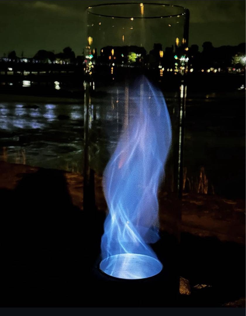 お値下げ！　MENKA 本物の炎を飾るトルネードランタン