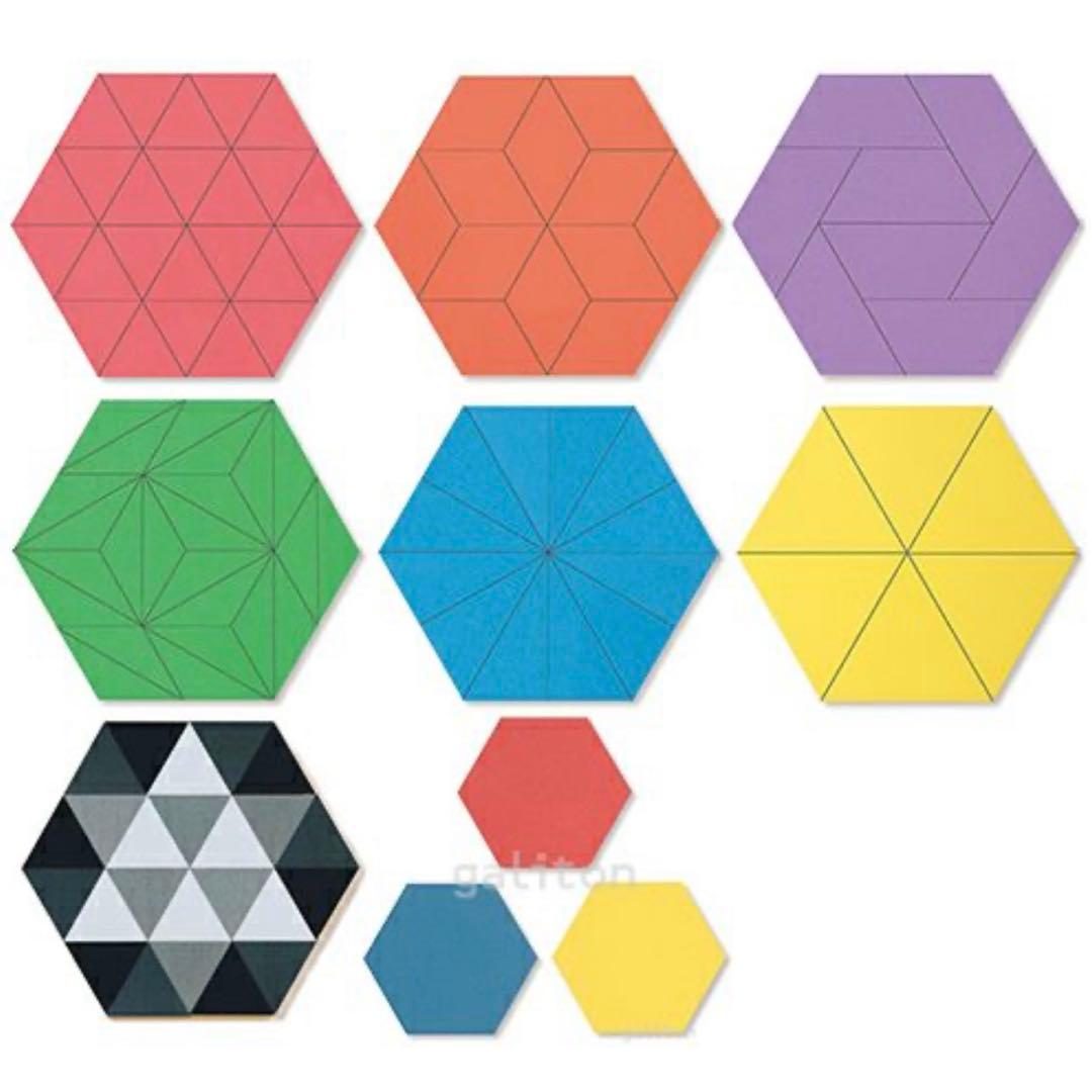 童具館　ケルンモザイク45 六角セット