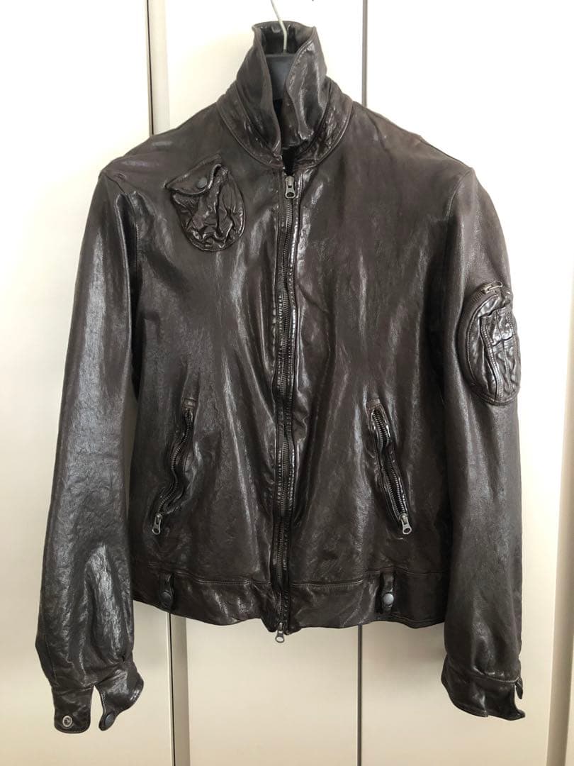 サージュデクレ　レザー ライダース