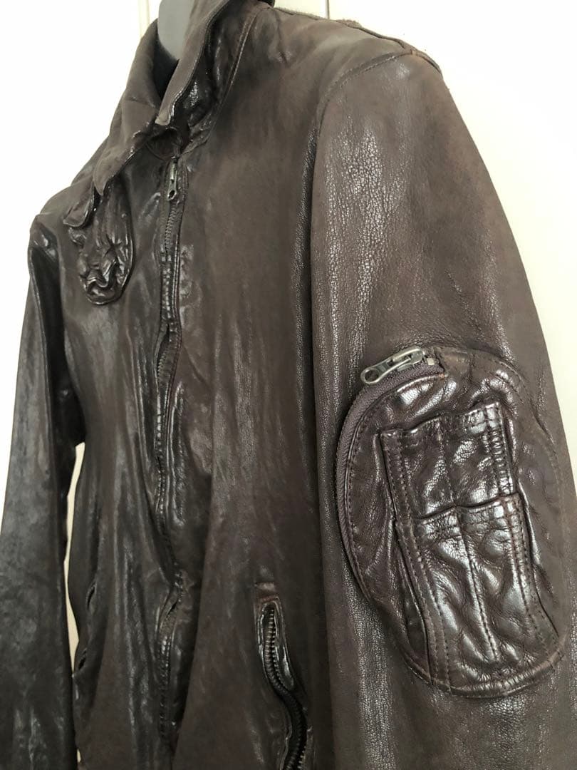 サージュデクレ　レザー ライダース