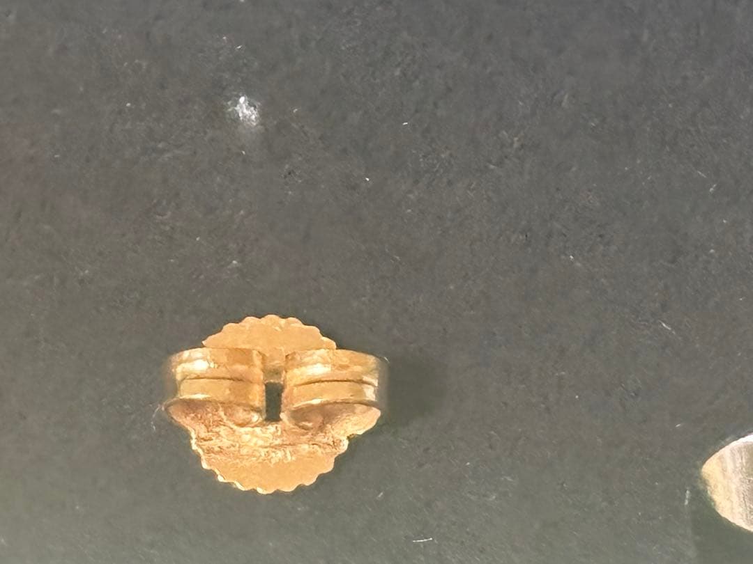 K18PG ティファニーオリーブリーフピアス