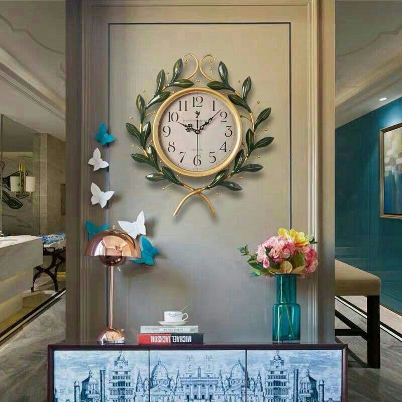 クジャク 壁掛け時計 家庭用