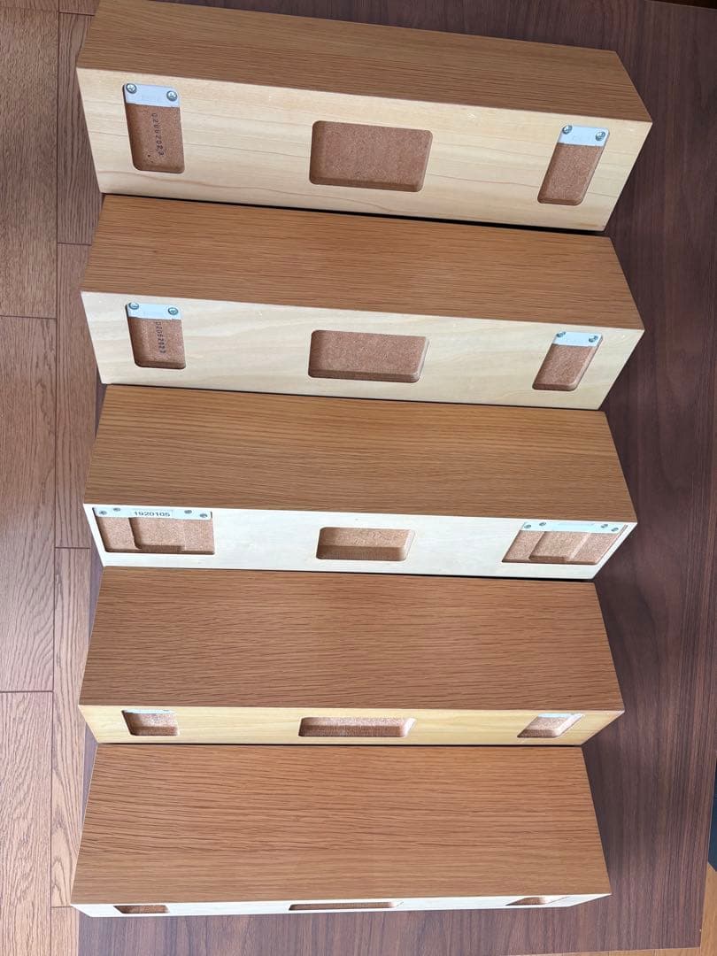 nakayaan さん　無印良品　壁に付けられる棚　44cm　5個セット　中古