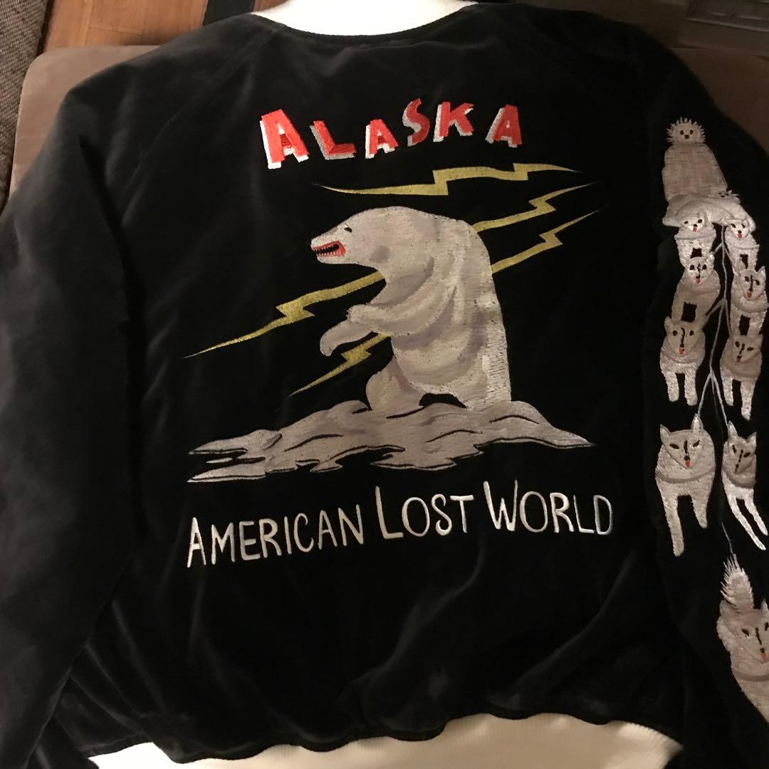 ALASKA AMERICAN LOST WORLD スカジャン