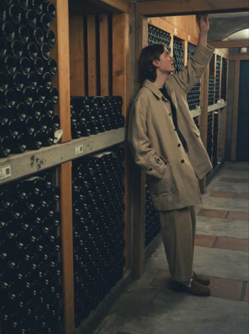 A.PRESSE Linen Half Coat ベージュ