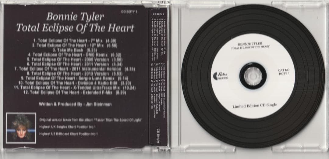 ボニー・タイラー　愛のかげり リミックス集　12トラック収録 貴重 CD