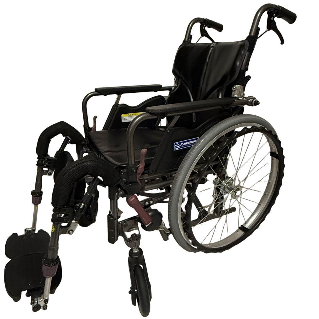 カワムラサイクル　自走用　多機能　ノーパンクタイヤ　車椅子　KMD-B22
