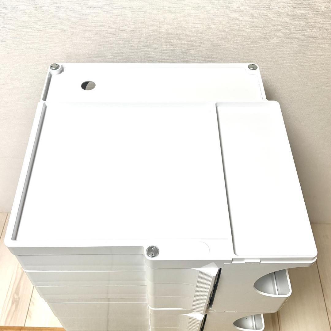 B-LINE ビーライン ボビーワゴン ホワイト 3段5段トレイ