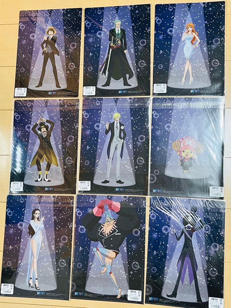 ワンピースタワー 限定 2016 春 クリアファイル ルフィ ゾロ ロビン ナミ