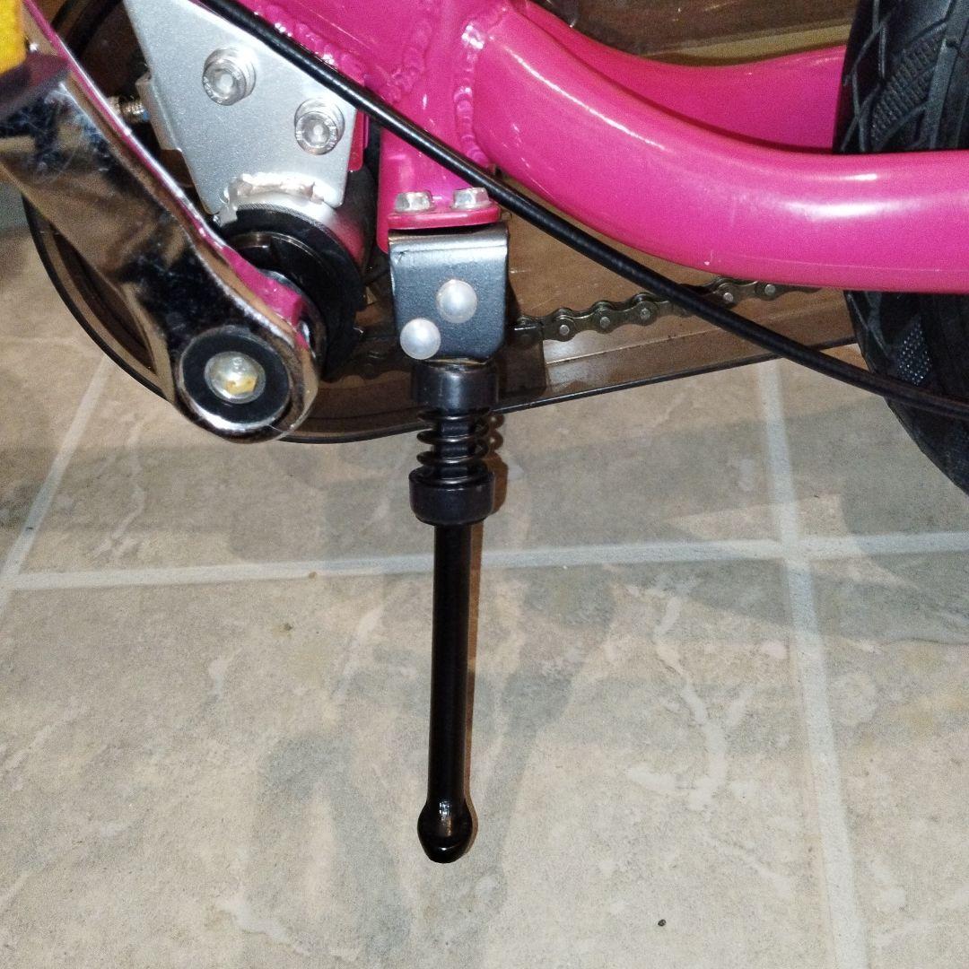 【ほぼ未使用】へんしんバイク2 12インチ ピンク スタンド付