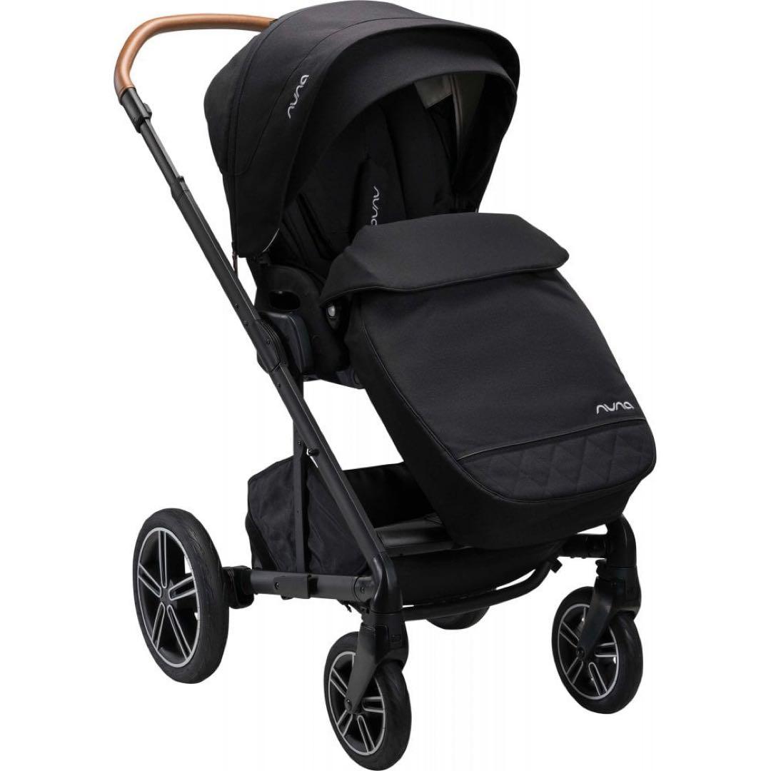 Nuna ベビーカー グレー 5点式シートベルト nuna mix 2