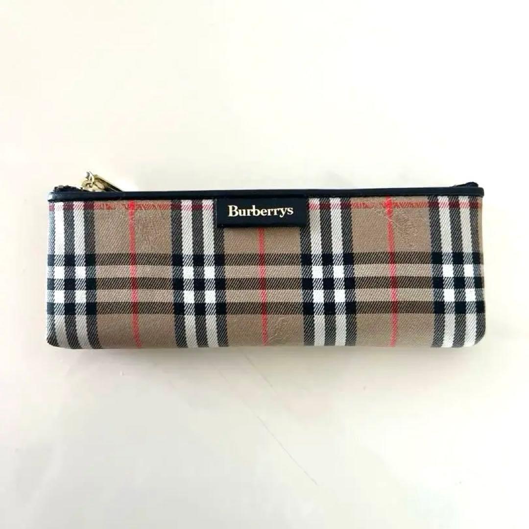 Burberrys チェック柄 ペンケース