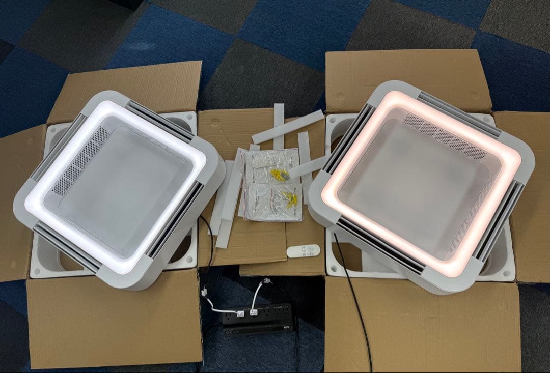 シーリングファンライト　2台セット