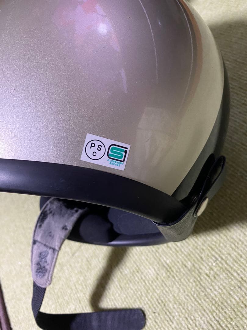 【人気カラー】BUCO ブッコ シルバーブラックジェットヘルメット Mサイズ