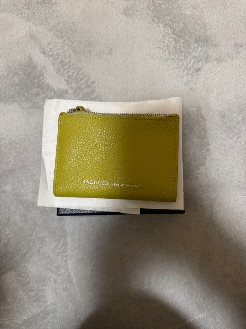 ★IACUCCI（イアクッチ） アバ ハーフウォレット CERVO （イエロー）