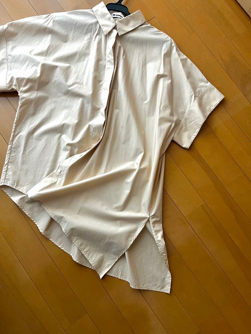 【8/31追記】JIL SANDERアシンメトリー半袖シャツ32