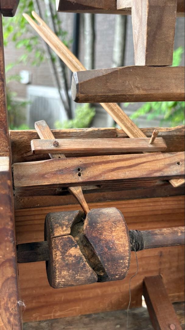 古民具　古道具　座繰り機　糸巻き機 大正　昭和アンティーク