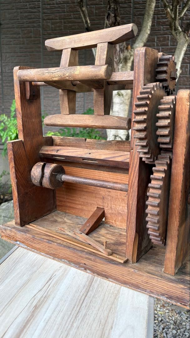 古民具　古道具　座繰り機　糸巻き機 大正　昭和アンティーク