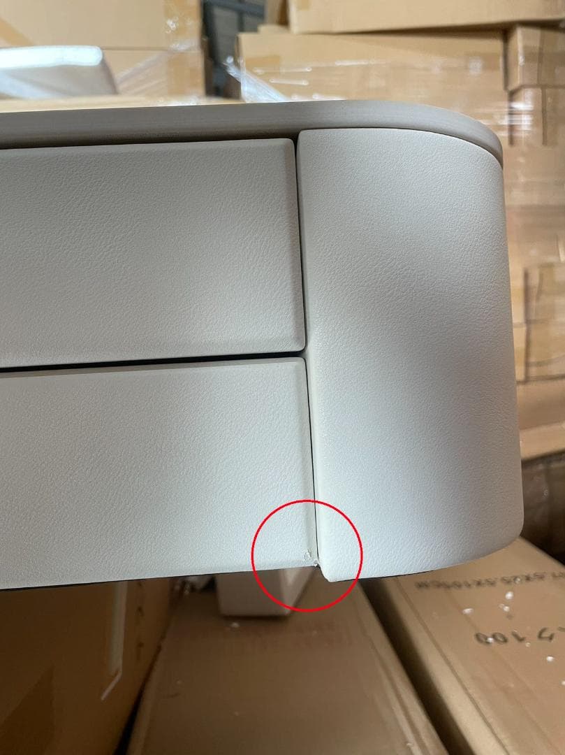 【期間限定/激安】モダンドレッサー デスクのみ 訳あり品204-100-02