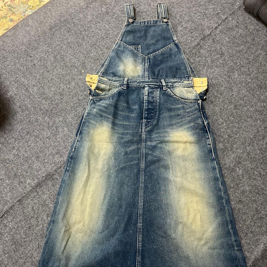 ミナペルホネン　デニムジャンバースカート