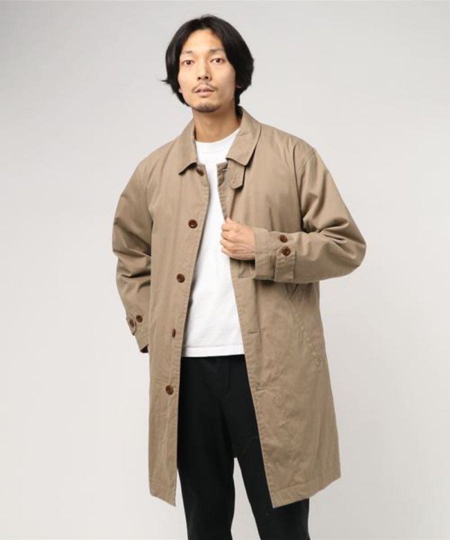 MHL マーガレットハウエル ベージュ ステンカラーコート