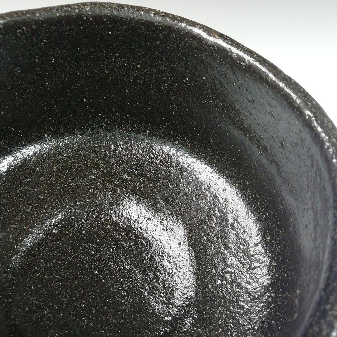 Ｔ６４２　茶碗　『黒楽茶碗』『檜垣崇楽 造』『大徳寺 黄梅院 小林太玄 書付』