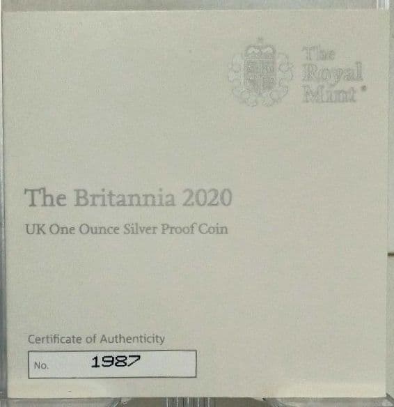 2020 イギリス ブリタニア 1オンス 2ポンド 銀貨 NGC PF69 UC