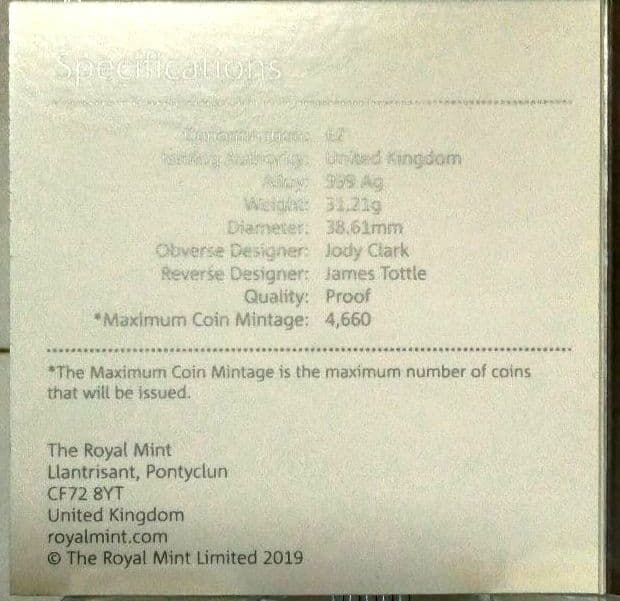 2020 イギリス ブリタニア 1オンス 2ポンド 銀貨 NGC PF69 UC
