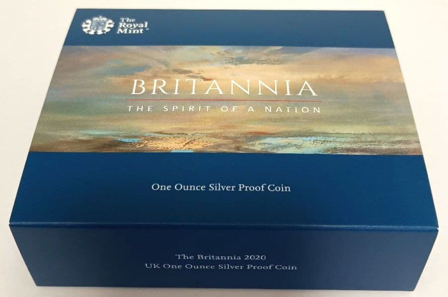 2020 イギリス ブリタニア 1オンス 2ポンド 銀貨 NGC PF69 UC