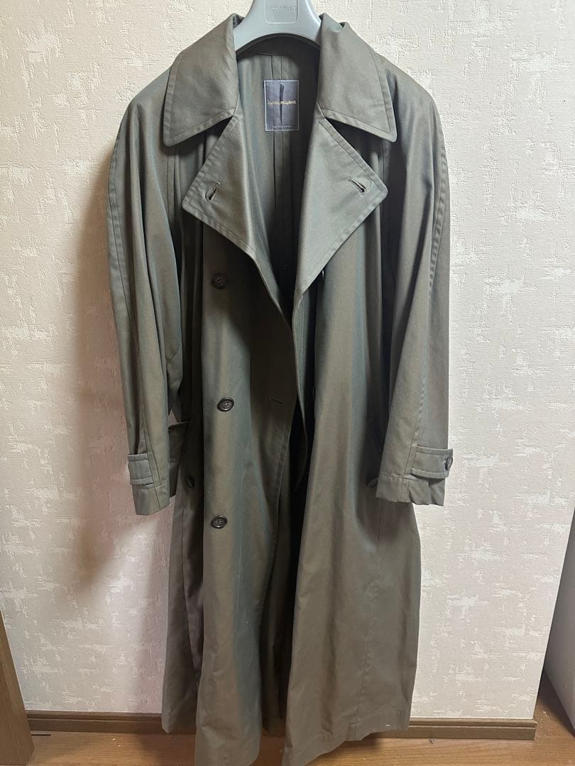 issey miyake オリーブグリーン トレンチコート