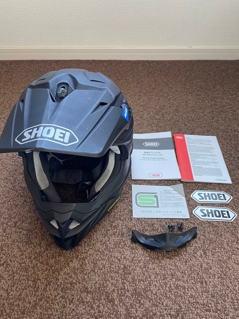 SHOEI VFX WR 艶消しブラック　Lサイズ