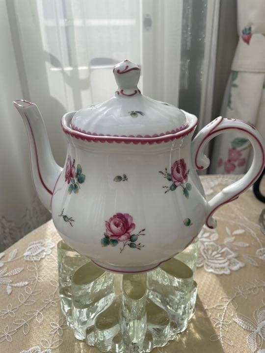 リチャードジノリ　アンティックローズ　ティーポット