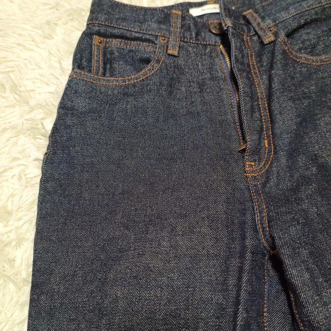 超美品 MOUSSY MVS FLARE 濃紺 フレア デニム 24