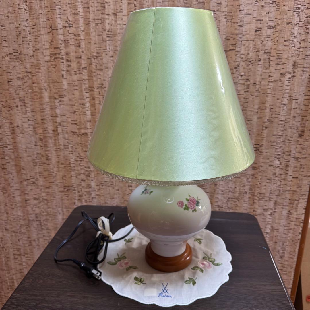 新品、未使用　マイセン　ランプ