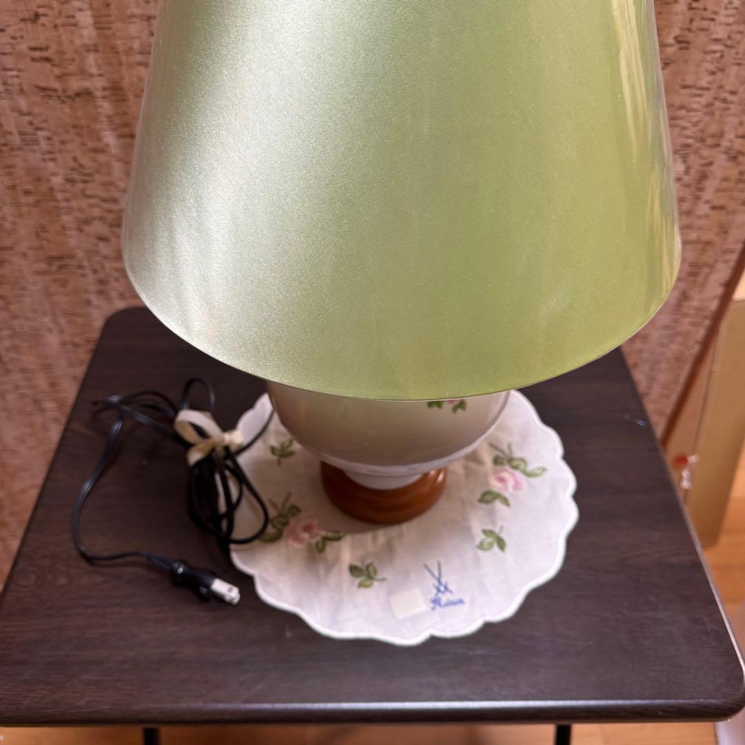 新品、未使用　マイセン　ランプ