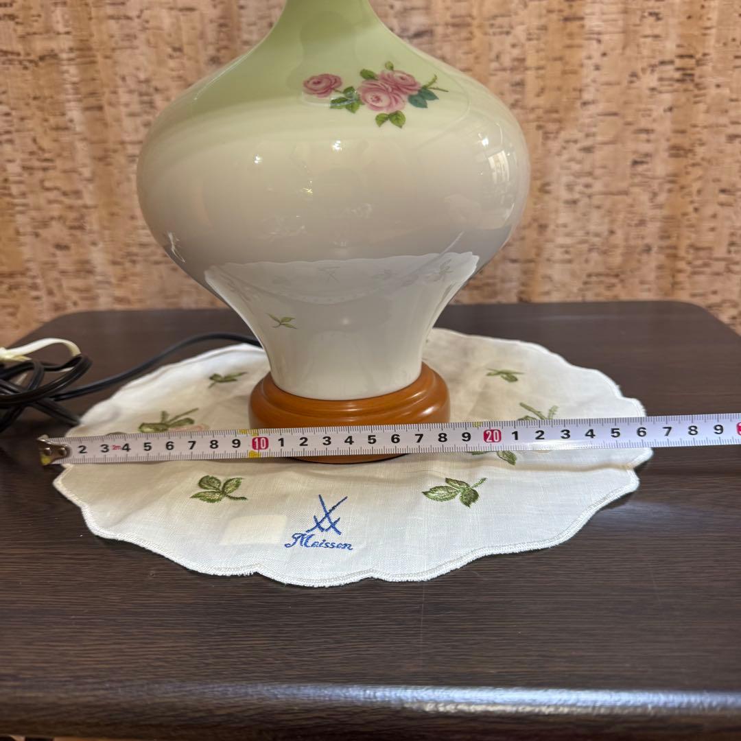 新品、未使用　マイセン　ランプ