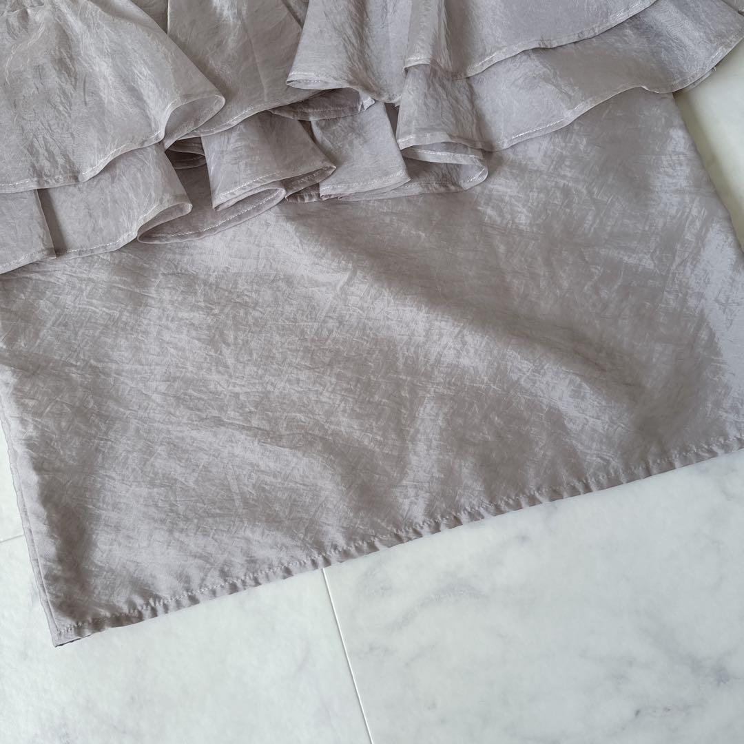 TSURU By MARIKO OIKAWA シアーフリルブラウス フリーサイズ