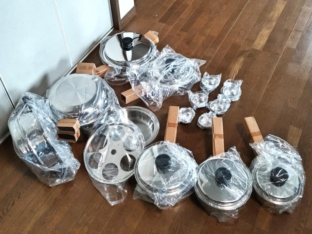 アムウェイ　クイーンクックウェア　21ピースセット　大フライパンの蓋以外未使用