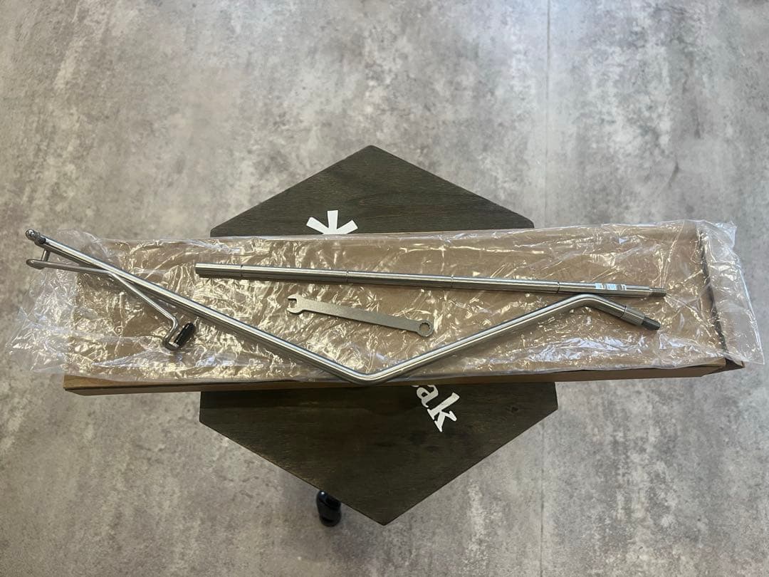 新品　スノーピークIGT用4way 調整脚　プレゼント2セットステンレスハンガー