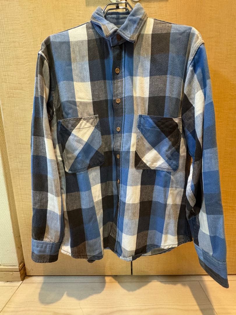 80's BIC MAC ヘビネル 青白黒 Mサイズ