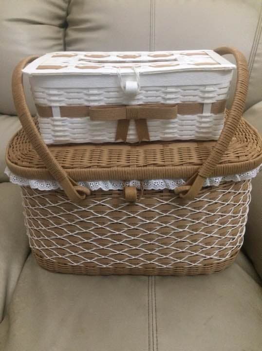 a- yu様 オーダーピクニックバッグ、ティッシュケース完成品