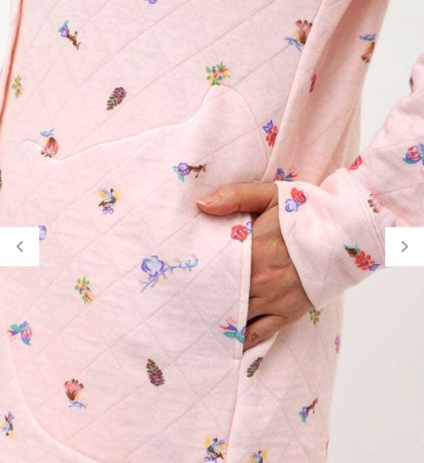 新品タグ付き ツモリチサト パジャマ ルームウェア 中綿 キルト パリローズ