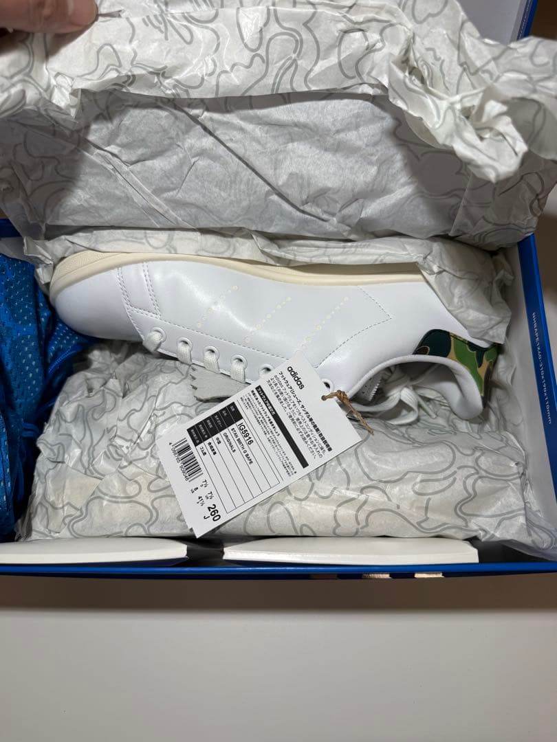 シューズ(男性用) BAPE x adidas Golf STAN SMITH 26cm