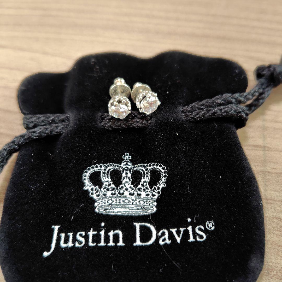 ジャスティンデイビス　DEBUTANT　ジルコニア ピアス　クリア