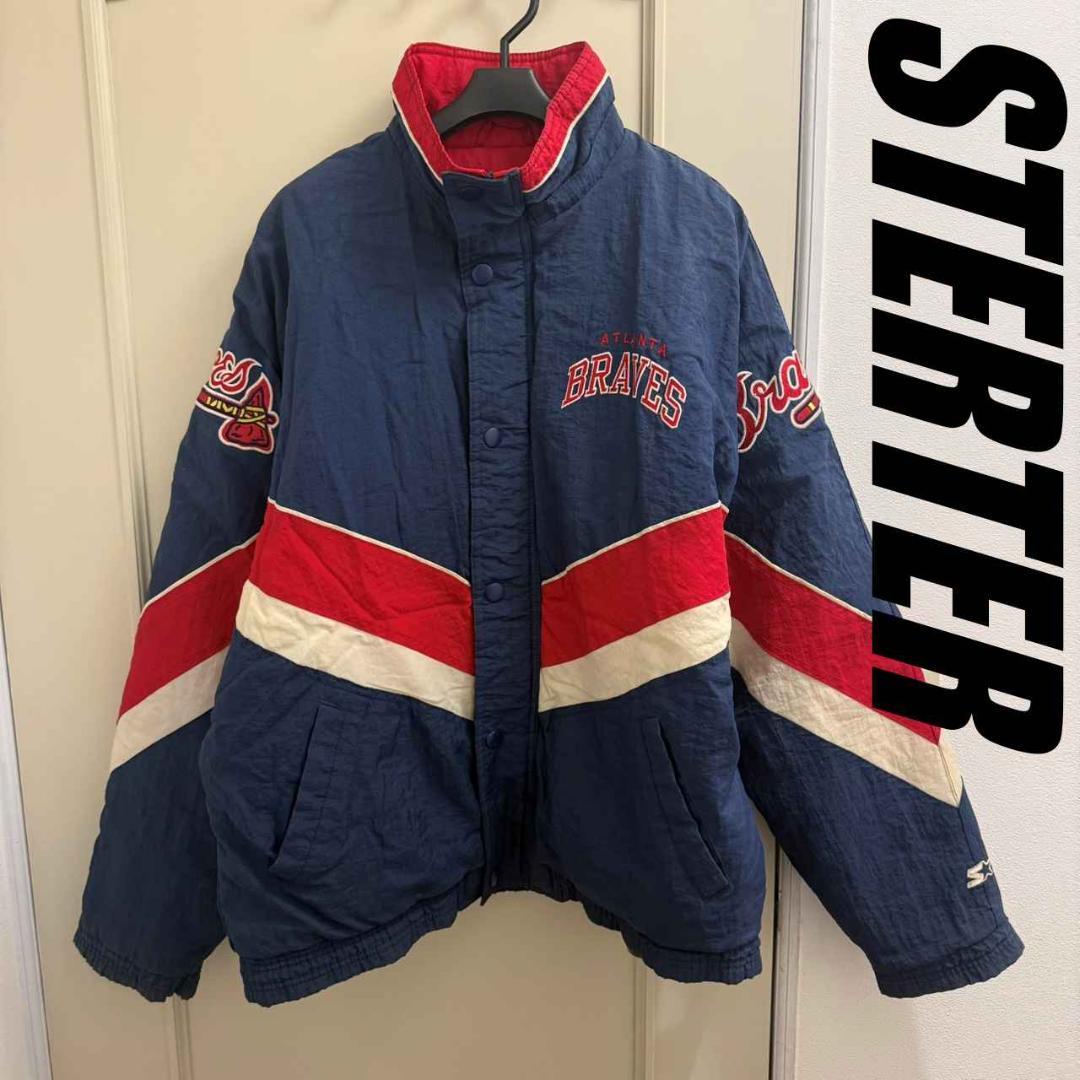 スターター90s/MLBトランタブレーブスビンテージ中綿キルティングスタジャン