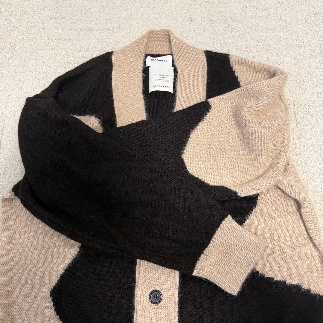 MARKAWARE アルパカウール カーディガン